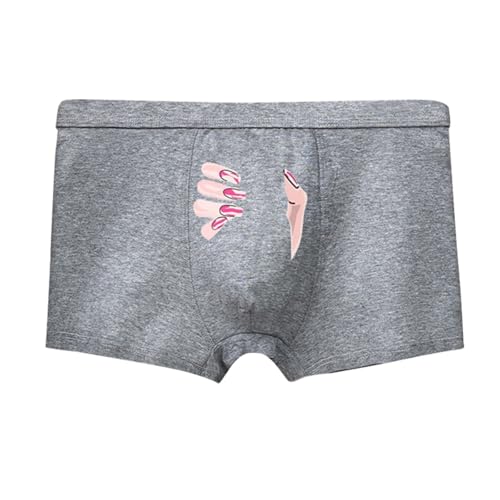 Genérico Calzoncillos Boxer Hombre Algodon,Ropa Interior De Dibujos Animados Divertida para Hombre CóModa Elegante Y úNica para éL