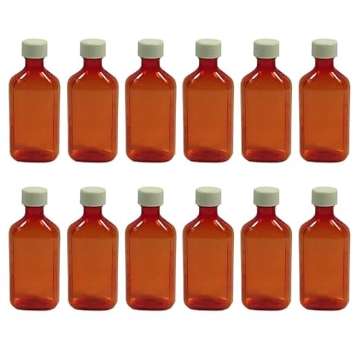 Amber Plastic Bottles with Child-Resistant Caps