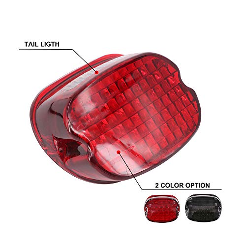 Fanale posteriore per moto Fumo basso profilo per