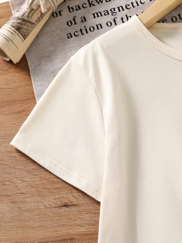 Girl’s Tropical Vacation Graphic Tees Short Sleeve Crewneck Beach T Shirts Summer Tops4