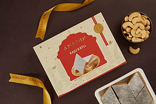 ANAND Sweets Kaju Katli (Kaju Burfi) Premium Cashew Fudge Made wi...