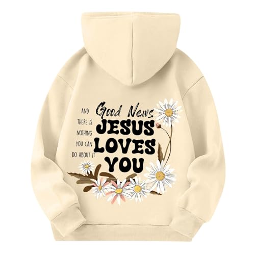 Sweatshirts For Teen Girls Long Sleeve Fleece Trendy Hoodies Letter Print Plus Hooded Sweatshirts Fall Pullover Shirts4