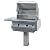 Solaire 30 Inch All Convection Natural Gas Grill On In-Ground Post - SOL-IRBQ-30-IGP-NG