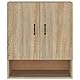 vidaXL Wandschrank Hängeschrank Lagerschrank Bücherschrank Schrank Aufbewahrungsschrank Wohnzimmer Schlafzimmer Sonoma-Eiche 60x31x70cm Holzwerkstoff