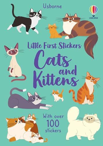 Usborne Little First Stickers Cats and Kittens.