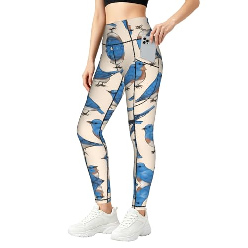 Legging de fitness doux avec poches latérales pour le sport