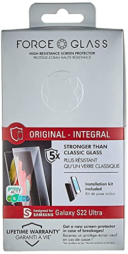 Protège écran Samsung S22 Ultra verre pour le quotidien