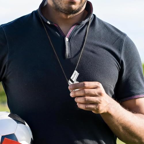 Silbato personalizado de entrenador DOYOUWE en acero inoxidable miniatura 4