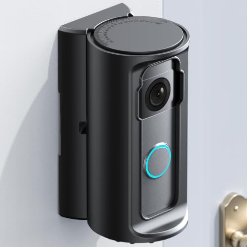 KMOUANTS Adjustable 360 Degree Doorbell Angle Mount Compatible with Ring/Wireless Video Doorbell/Battery Doorbell Plus/Pro Mount Ring Camera Holder Door Mount no Drill
