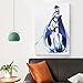 SRAML Esdeath - Akame Ga Kill Poster Poster Decorative Painting Canvas Wall Art Living Room Posters Bedroom Painting 16x24inch(40x60cm)
