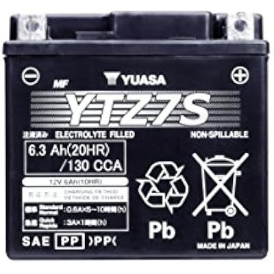 Yuasa YUAM727ZS YTZ7S Factory Activated YTZ High Performance AGM Battery