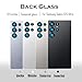 for S25 Ultra Back Glass Cover Waterproof Housing Door with Camera Glass Lens and Tape Parts Replacement for Samsung S25 Ultra(6.9 inches) Heat Dissipation Capabilities Tape+ Tools (Black)