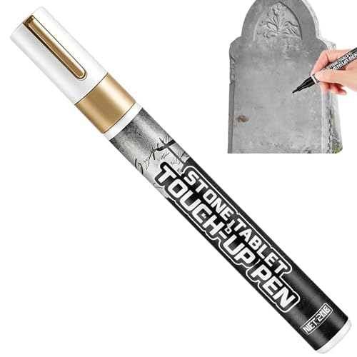 Gravestone Paint Pen: Quick Dry Monument Lettering, Granite Cemetery Marker