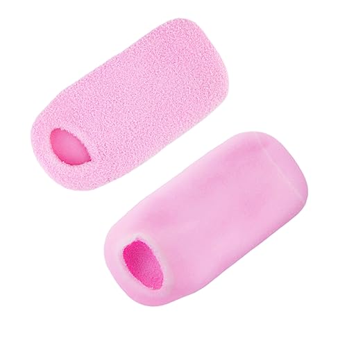 Beatifufu 1 Pair Gel Spa Yarn Moisturizing Socks for Cracked Feet Toeless Spa Socks