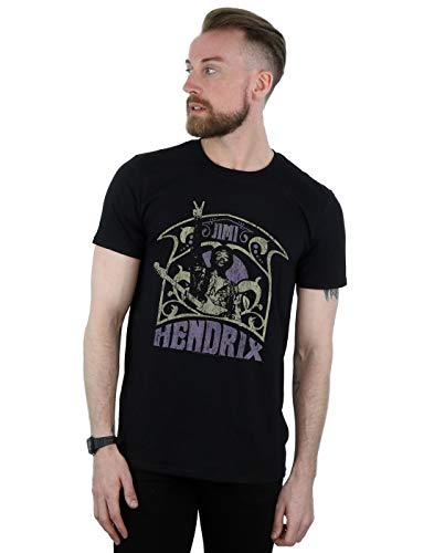 Jimi Hendrix Homme Art Nouveau T-Shirt - Les Beatles, Paul McCartney, John Lennon, RIngo Starr, George Harrison Jimi Hendrix Homme Art Nouveau T-Shirt