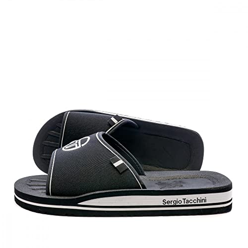 Sergio Tacchini Claquettes Noires Homme Acapulco Noir 44fr Cover