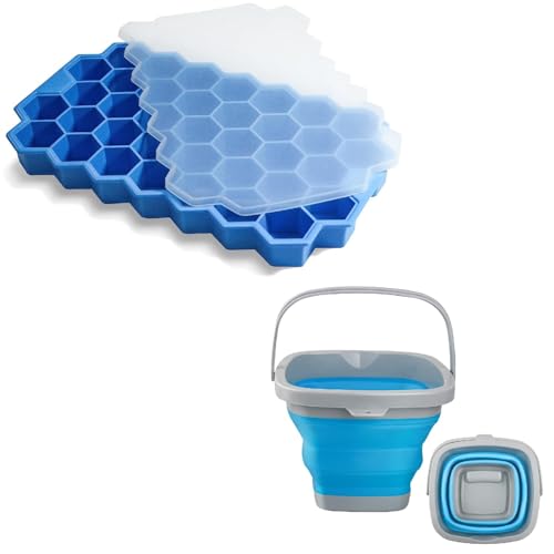 Bandeja de Hielo de Silicona con Tapa 37 Cubos miniatura 1
