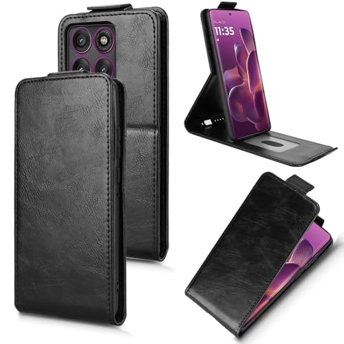 Étui Motorola Edge 60 Pro évite rayures écran clapet cuir