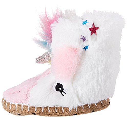 Hatley Girls' Little Kids Hi-Top Slouch Animal Slipper, Unicorn, Medium (8-10) #TOP5