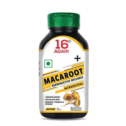 16 Again Maca Root Plus Capsules 800mg for Stamina, Enhanced Performance & Mood – 90 Capsules 16 Again Maca Root Plus Capsules 800mg for Stamina, Enhanced Performance & Mood – 90 Capsules