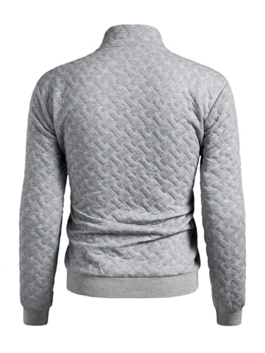 Image of Tagas Men's Textured Zig-Zag Knit White Sweater|Sweatshirt for Mans|Mans Winter wear| Round Neck|
