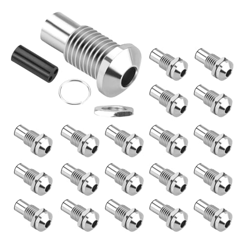 DaierTek LEDz_[ 20 5mm  jbPbL pl fBXvC ANZT[ \Pbgx[X Vo[