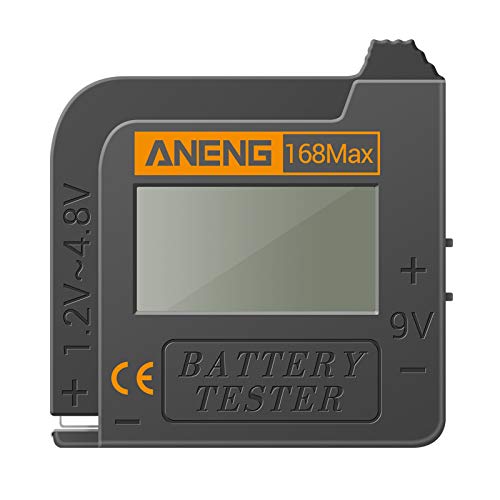 Tester della batteria 168MAX Display Digitale Tester di Tensione Della Batteria Controllo Capacità Della Batteria Strumento di Test Tester Universale per il Controllo Batteria AAA AA Pulsante