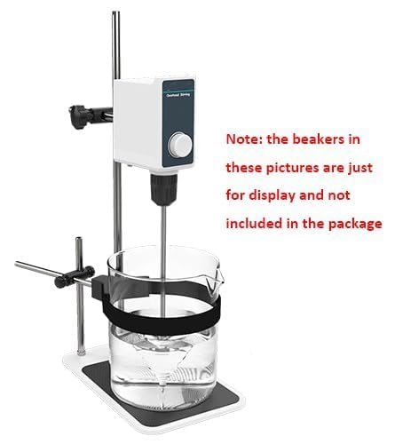 Overhead Stirrer Mixer Lab Overhead Stirrer Lab Mixer with Speed Range 100-1000rpm Maximum Mixing Volume 10L Max Torque 20N.cm Max Viscosity 10000mPas Brush Motor