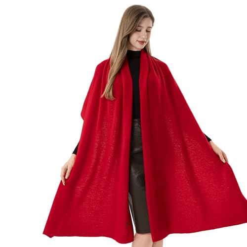 Cashmere Wrap Warm Soft Knitted Scarf Stole for Women Airplane Travel Blanket Shawl 87x28 in Extra Large Pashmina3