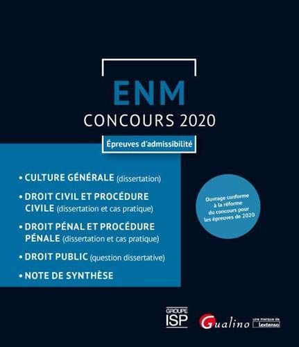 Télécharger Concours ENM : Epreuves d'admissibilité Livre PDF Gratuit