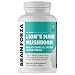 Brain Forza Organic Lion's Mane Mushroom Capsules, Natural Support for Mental Clarity, Focus, Memory, Nerve Health, Non-GMO, Vegan, Organic, 90 Capsules