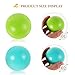 3Pcs Wooden Croquet Balls 2.75 Inch Assorted Colors Replacement Set for Outdoor Lawn Games, Family Gatherings, Team Building, and Recreational Sports