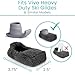 Vive Walker Ski Glide Covers (4 Pack) - Handicapped Accesories for Seniors and Elderly - Pads for Folding Walker Feet - Replacement Part, Slides Easily - for Hardwood Floor Use - Universal Fit