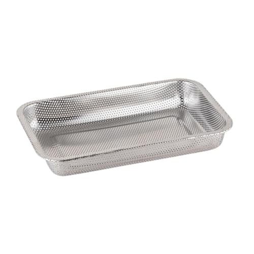 Baoblaze Cesta para Barbacoa de Verduras Bandeja Perforada Verduras Carne Hornear Cesta para la Parrilla Bandeja para freír para cocinar Campings, S