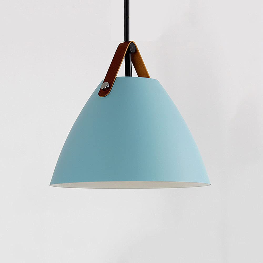 Lampe suspendue en fer rose pour ambiance bistrot et restaurant