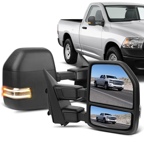 ECCPP Tow Mirrors Fit For 2017-2019 for Ford for F250