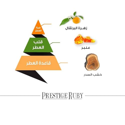 عطر الماجد للعود الماجد برستيج روبي 100 مل