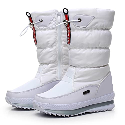 Warm Winter Boots with Zipper and Adjustable Laces Warm Winter Boots with Zipper and Adjustable Laces