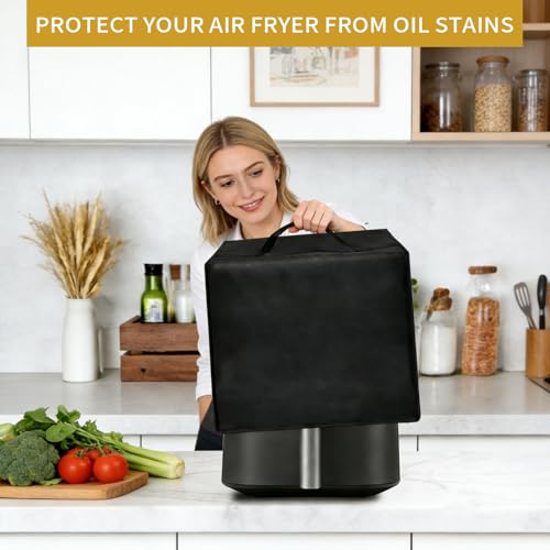 Image of Air Fryer Cover Dust Cover for COSORI 9-in-1 TurboBlaze Air Fryer 6 Qt 13 inch* 10.62 inch*11.80 inch Heavy Duty Heat-Resistant Waterproof Dust-proof Kitchen Appliance Covers