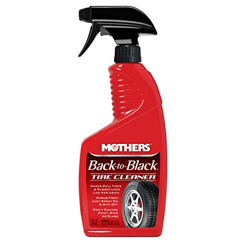 MOTHERS 09324-6PK Back-to-Black Tire Cleaner – 24 oz, (Pack of 6)