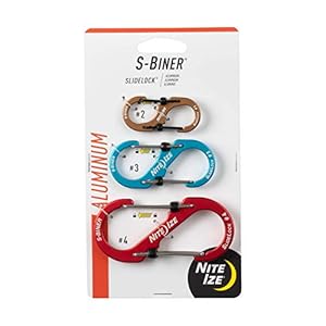 Nite Ize S-Biner SlideLock Doppelkarabiner Set