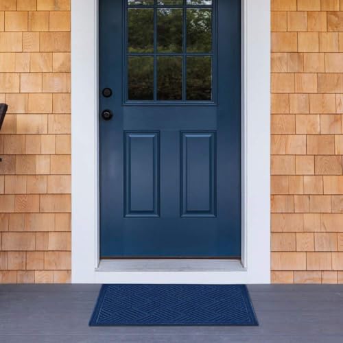 image for Mibao Front Door Mat, Dirt Trapper Welcome Mat for Outdoor Indoor, Non