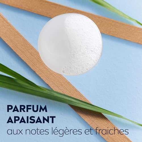 NIVEA MEN Gel Douche Sensitive (1 x 250 ml) — Soin lavant enrichi à l'extrait de Bambou — Gel douche homme 3 EN 1 — Soin nettoyant doux Corps Visage & Cheveux pour les peaux sensibles