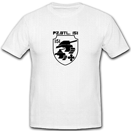 T-shirt Armée Allemande Pzbtl 151 Panzerbrigade Blanc 3XL