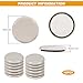 Furniture Sliders for Carpet 50mm, 12pcs Furniture Glides Sliders Sliding Pads Carpet Moving Pads for Wooden Hard Floors Heavy Items