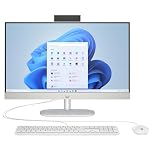 HP 27-CR0000NA | AMD Ryzen 7 7730U | 16GB RAM 512GB SSD | 27" All-in-One Computer | Windows 11 Home | Professional Desktop for Work, Study & Entertainment | Fast Performance | Wi-Fi | HDMI