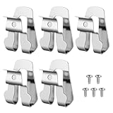 5 Pcs Belt Clips, Stainless Steel Drill Clips for Tool Belt, Belts Hook Clip with Screws, Compatible with 20V Power Tools for DCD980 DCD980L2 DCD985