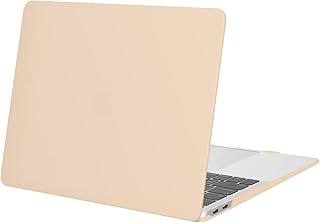 MOSISO Compatible with MacBook Air 13 inch Case 2022 2021 2020 2019 2018 Release A2337 M1 A2179 A1932 Retina Display with Touch ID, Protective Plastic Hard Shell Case Cover, Apricot
