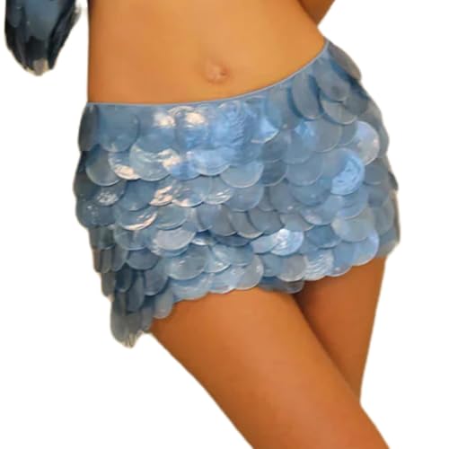 Sequin Mini Skirt for Women Y2K Low Waist Lace Up Sparkly Skirt Party Clubwear Glitter Skirt Night Out Rave Outfit