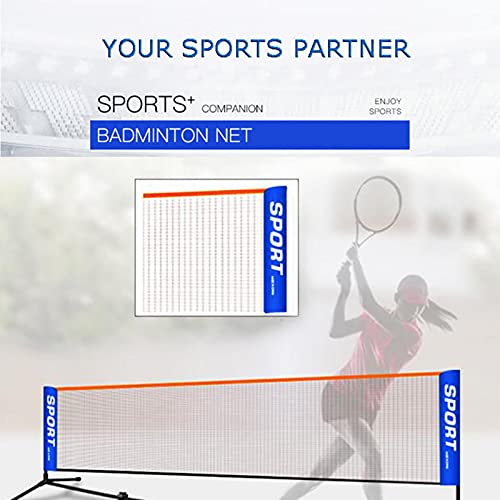 Moslate Tennisnet, 6.1m X 0.86m, Universeel, Stardard-size, Nylon, Stevig, Draagbaar Netto, Geschikt voor Tennis… - Image 4